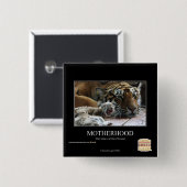 Badge Carré 5 Cm Mère (Devant & derrière)