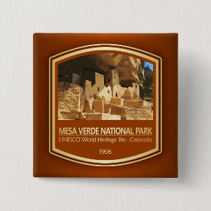 Badge Carré 5 Cm Mesa Verde NP (PF1)