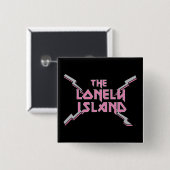 Badge Carré 5 Cm Métal 2 (Devant & derrière)