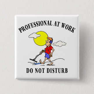 Badge Carré 5 Cm Métal détectant des cadeaux