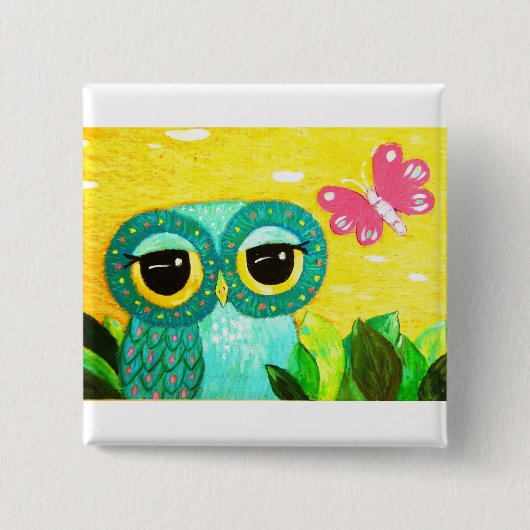 Badge Carré 5 Cm Métamorphose (Devant)