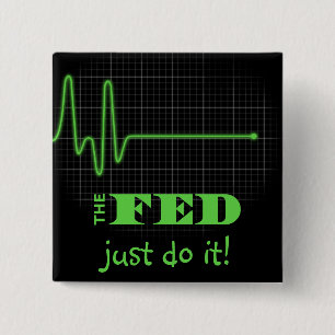 Badge Carré 5 Cm Mettre fin à l'assouplissement de la Fed