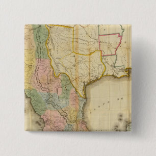 Badge Carré 5 Cm Mexique et États-Unis