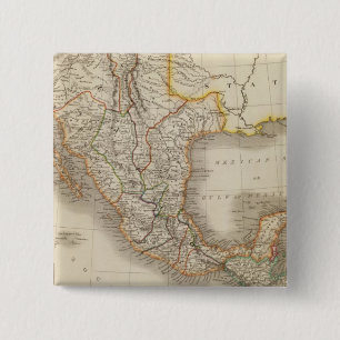 Badge Carré 5 Cm Mexique et Guatemala 2