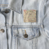 Badge Carré 5 Cm Michigan (En situation)