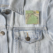 Badge Carré 5 Cm Michigan 4 (En situation)