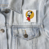 Badge Carré 5 Cm Mickey (En situation)