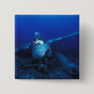 Badge Carré 5 Cm Micronésie, Palaos, site classé au patrimoine mo