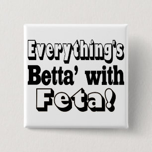 Badge Carré 5 Cm Mieux avec Feta