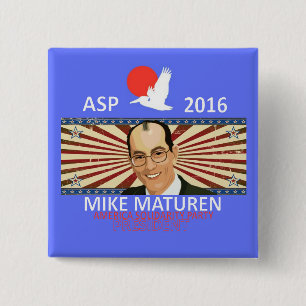 Badge Carré 5 Cm Mike Maturen asp