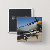 Badge Carré 5 Cm Militaire britannique de Spitfire (Devant & derrière)