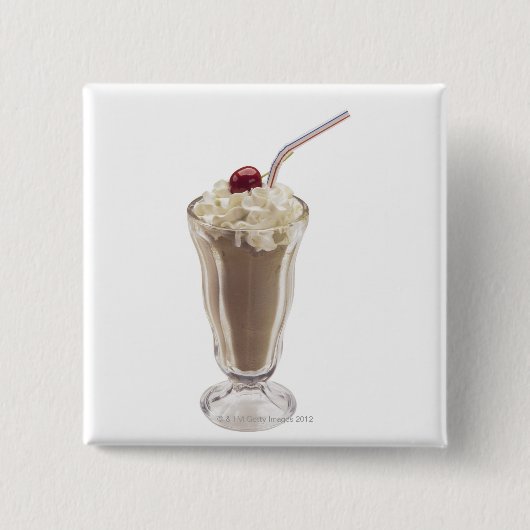 Badge Carré 5 Cm Milkshake (Devant)