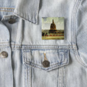 Badge Carré 5 Cm Millénaire de la Russie (En situation)