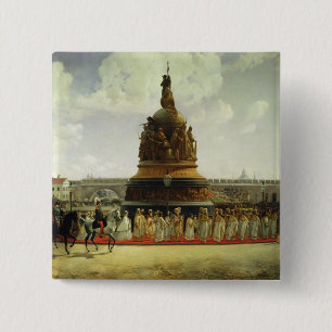 Badge Carré 5 Cm Millénaire de la Russie