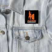 Badge Carré 5 Cm Million de quartet Lewis du dollar (En situation)