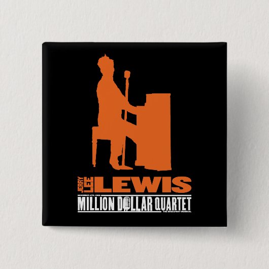 Badge Carré 5 Cm Million de quartet Lewis du dollar (Devant)