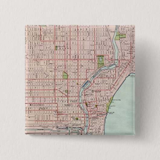 Badge Carré 5 Cm Milwaukee 2 (Devant)