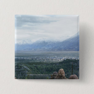 Badge Carré 5 Cm Minas Tirith en vue