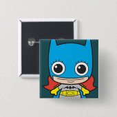 Badge Carré 5 Cm Mini-Batgirl (Devant & derrière)