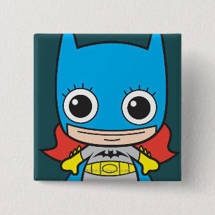 Badge Carré 5 Cm Mini-Batgirl