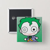 Badge Carré 5 Cm Mini-Joker (Devant & derrière)