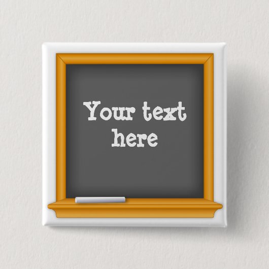 Badge Carré 5 Cm Mini tableau de bord personnalisable (Devant)