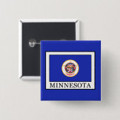 Badge Carré 5 Cm Minnesota (Devant & derrière)
