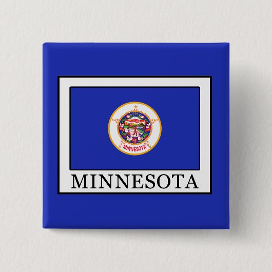 Badge Carré 5 Cm Minnesota (Devant)