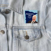 Badge Carré 5 Cm Minnesota Nice Tim Walz (En situation)