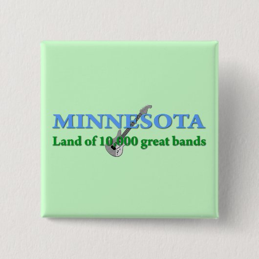 Badge Carré 5 Cm Minnesota - Terre de 10 000 bandes (Devant)