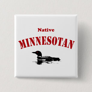 Badge Carré 5 Cm Minnesotan