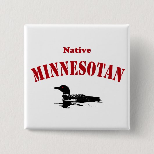 Badge Carré 5 Cm Minnesotan (Devant)