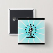 Badge Carré 5 Cm Minuteman (Devant & derrière)