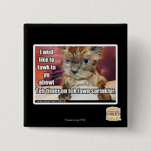 Badge Carré 5 Cm Minuterie de Sprinklur de pelouse