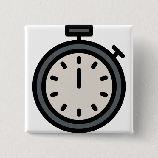 Badge Carré 5 Cm minuteur (Devant)