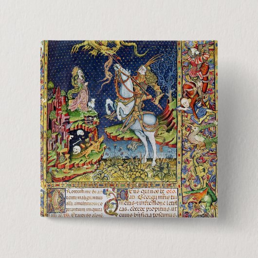 Badge Carré 5 Cm Missel de St George de Topusko (Devant)