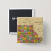 Badge Carré 5 Cm Missouri (Devant & derrière)