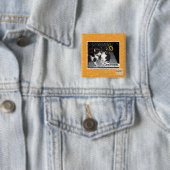Badge Carré 5 Cm Mlle Innocent (En situation)