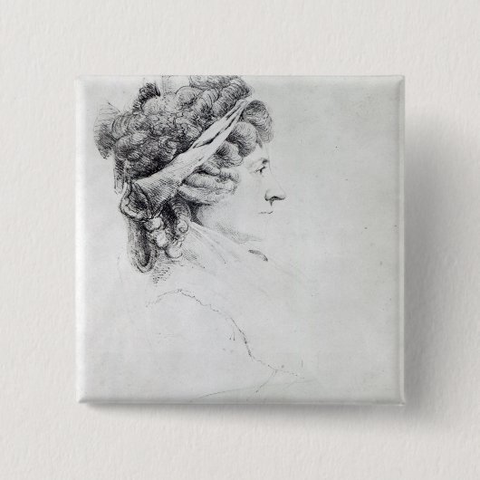Badge Carré 5 Cm Mme Piozzi (Devant)