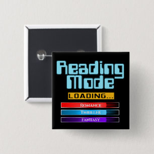 Badge Carré 5 Cm Mode de lecture de gènes personnalisé