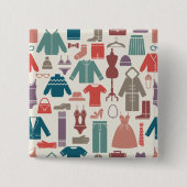 Badge Carré 5 Cm Mode tendance Motif élégant Vêtements Graphique (Devant)