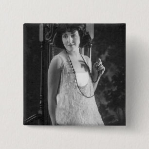 Badge Carré 5 Cm Mode vintage de l'aileron des femmes des années