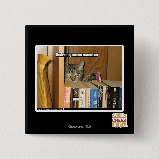 Badge Carré 5 Cm Modèle (Devant)