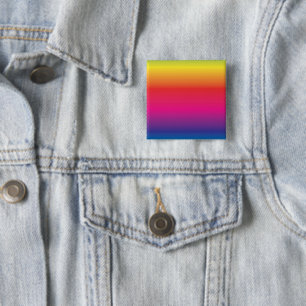 Badge Carré 5 Cm Modèle d'image arc-en-ciel chic de teintes modifia