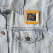 Badge Carré 5 Cm Modèle, haz un d'I (En situation)