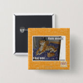 Badge Carré 5 Cm Modèle, haz un d'I (Devant & derrière)