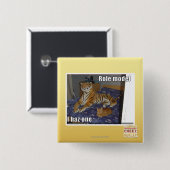 Badge Carré 5 Cm Modèle, haz un d'I (Devant & derrière)