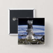 Badge Carré 5 Cm Module 2 de la mini-recherche (Devant & derrière)