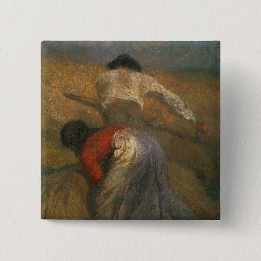 Badge Carré 5 Cm Moisson (Devant)