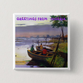 BADGE CARRÉ 5 CM MOJI UNE OEUVRE D'ART D'OKUBULE 2011